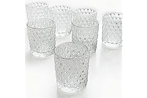 SHMILMH Clear Votive Candle Holders 24 PCS Bulk, Glass Tealight Candle Holders Candle Jar for Wedding Table Centerpiece Birthday Thanksgiving Christmas Decoration