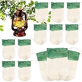 Upgrade Camping Lantern Mantles - 10 PCS Premium String Tie Lantern Mantles, Propane Lanterns U Shape String Tie Mantle, Gas Lamp Mantle Gas Lanterns Cover for Outdoor Camping Fueled Lighting