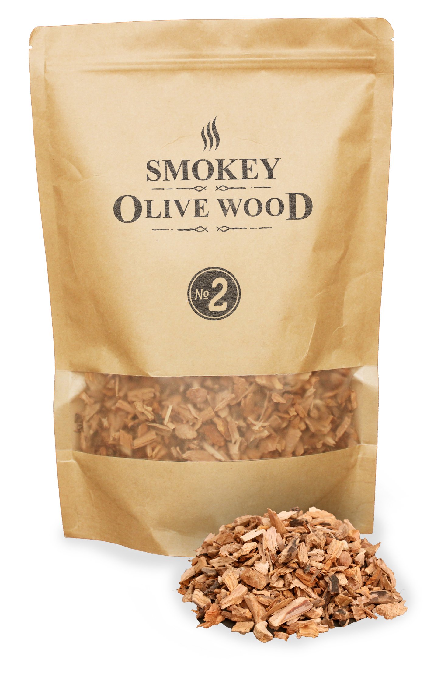 Smokey Olive Wood SOW-102 Olive Wood Chips Brown