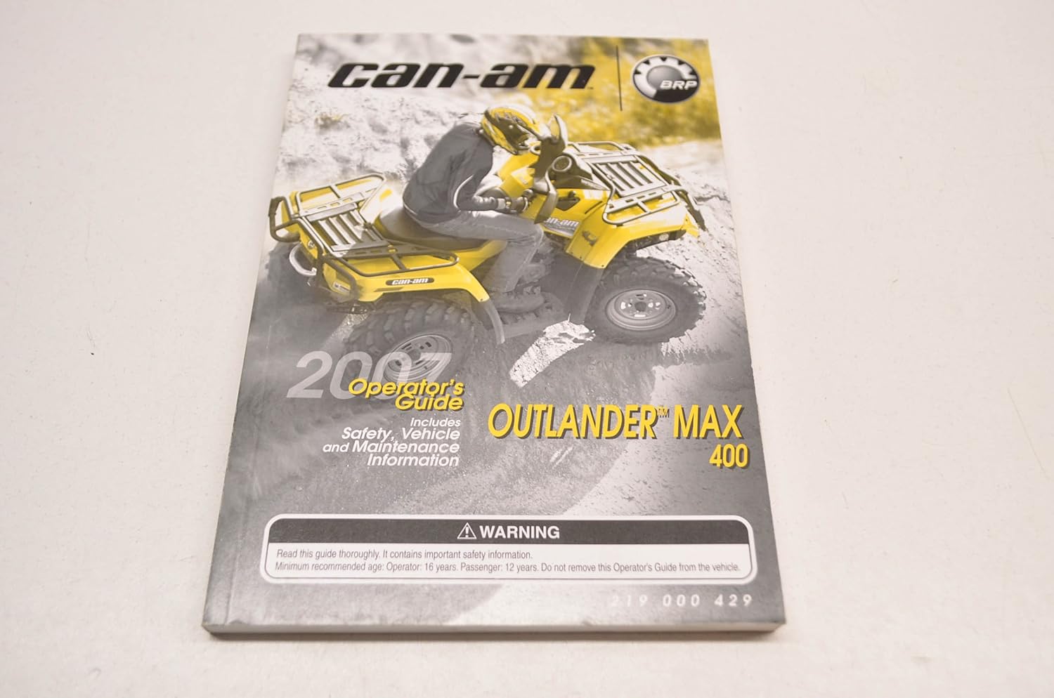 Amazon.com: Can-Am 219000429 Sea Doo, Ski Doo Outlander Max 400