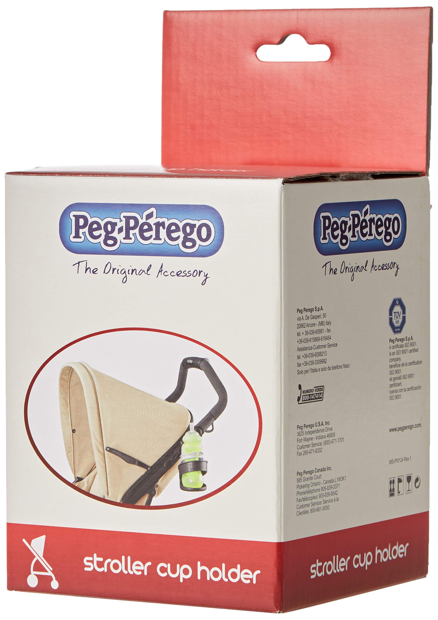 Peg Perego Stroller Cup Holder, Charcoal