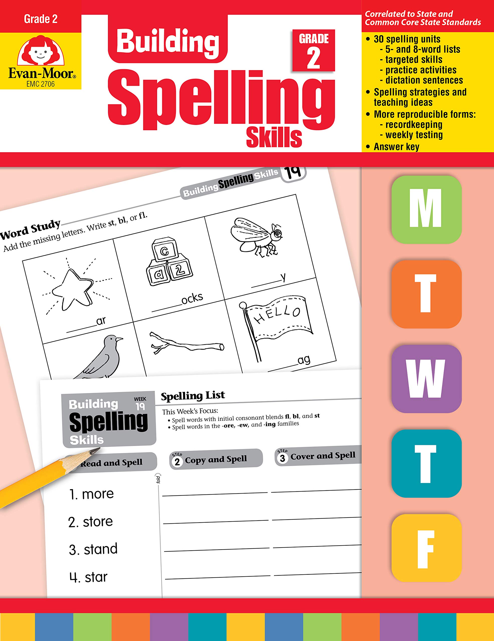 building spelling skills grade 2 evan moor educational publishers 0023472027061 books amazon