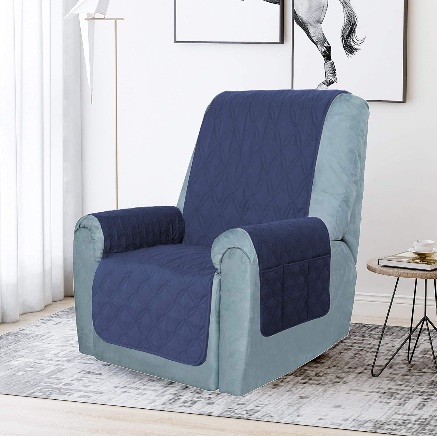 SOFTOWN Recliner Chair Cover Non-Slip Recliner Sofa Cover 100% Waterproof Furniture Protector Couch Covers for Dog Pets: Home & Kitchen