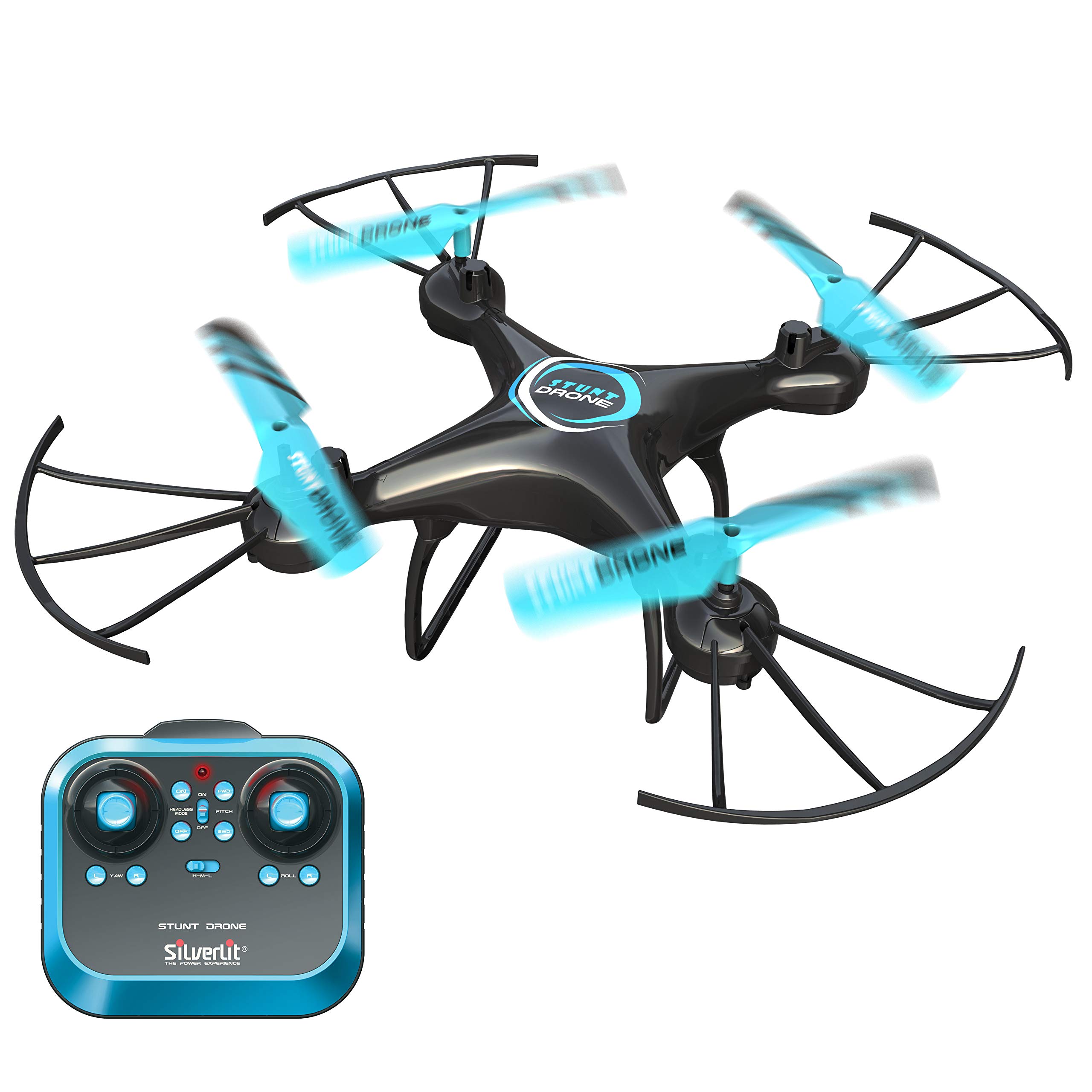 Flybotic by Silverlit - Stunt Drone for Children - 360° Loopings - Headless Mode - Multi-Directional - Indoor/Outdoor Use - 2.4GHz