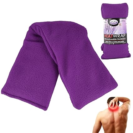 Saco de envoltura térmica de trigo con flores de lavanda con ...