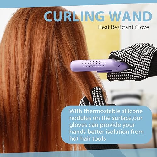 Heat Resistant Gloves Glove For Curling Wand Benherofun Heat