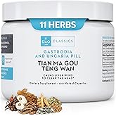 D’AO Labs Tian Ma Gou Teng Wan - Gastrodia and Uncaria Pill - Herbal Capsules. 100 Capsules.