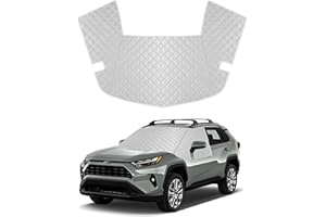 Pigenius Windshield Snow Cover for 2019-2024 Toyota RAV4. Provides Snow Ice Protection for Front and Side Windows