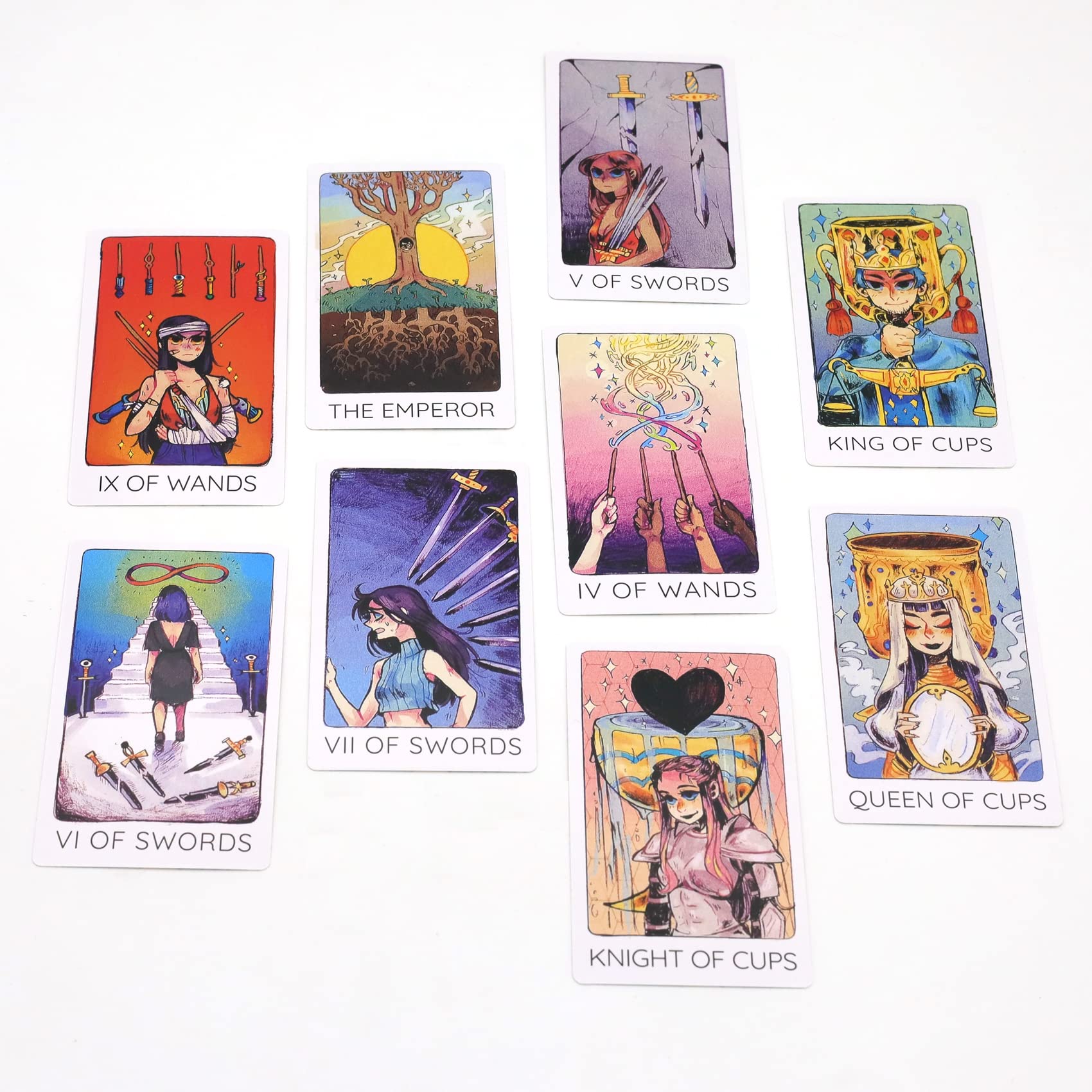 Britt's Third Eye Tarot - Tarot Cards for Beginners, Large Size, 78 Cards, Guidebook Included
