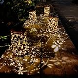 TickTime Dragonfly Solar Lantern Garden Light Copper Outdoor 3.9in view 3