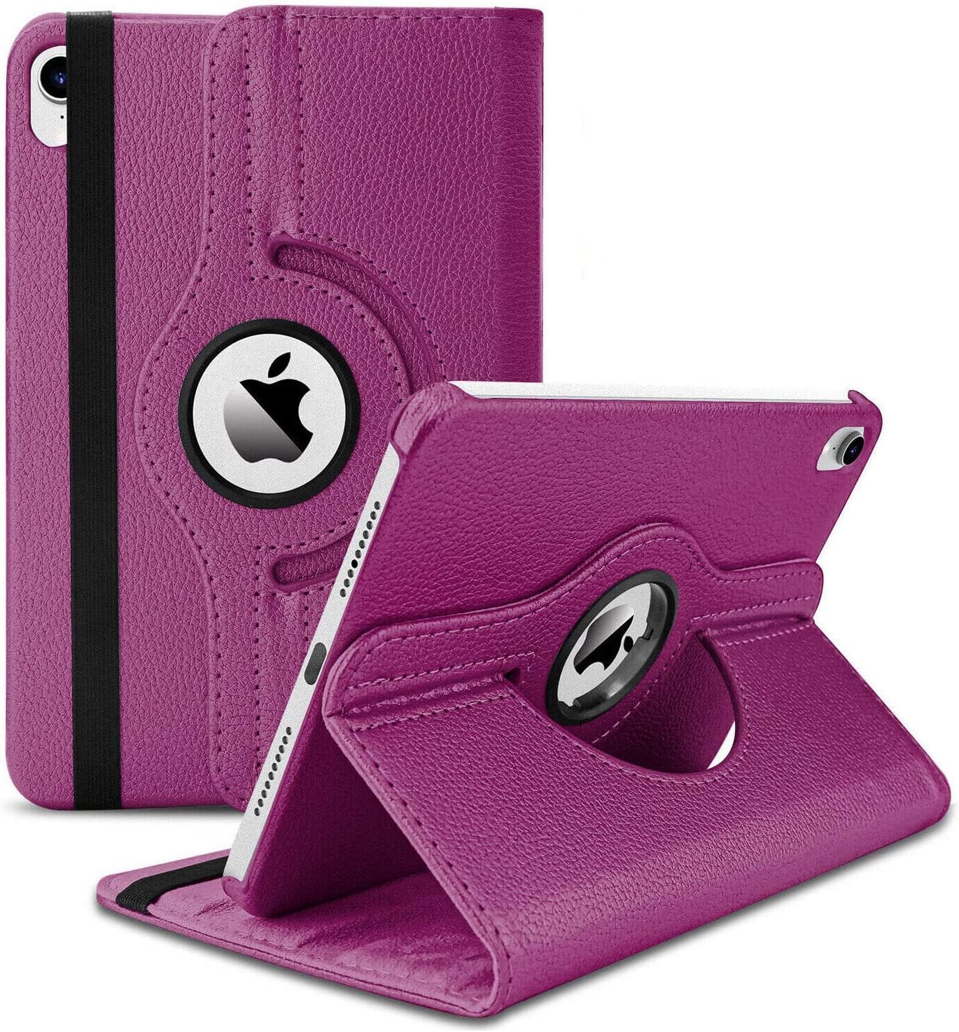 World Biz Rotating Case for iPad Air 10.9’’ 5th / 4th Generation Case (2022/2020), 360° Rotation Shockproof PU Leather Flip Cover with Auto Wake/Sleep Apple iPad Air 5/4 10.9 inch (Purple) — image 1