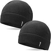 OUTDOOR SHAPING 2 Pack Tactical Fleece Cap Winter Warm Beanie Military Army Watch Cap Gift for Men Women