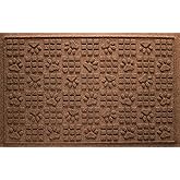 WaterHog Durable Indoor Outdoor Mat – Slip-Resistant Water Trapping Door Mat for Entryway, Porch, Garage, Mudrooms, Patios, Decorative Floor Covering, Made in USA, Dog Paw Design, Dark Brown, 2' x 3'