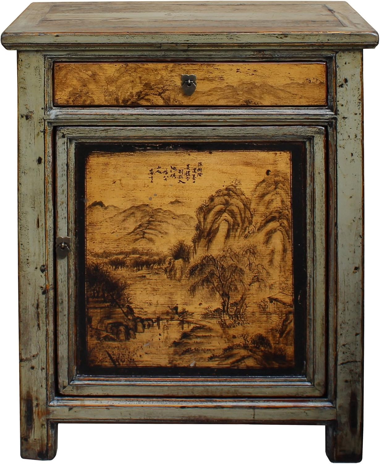 light green nightstand