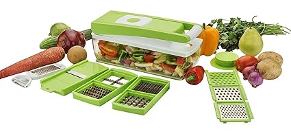 GANESH Fruit & Vegetable Chopper Slicer Dicer Grater 14 in 1