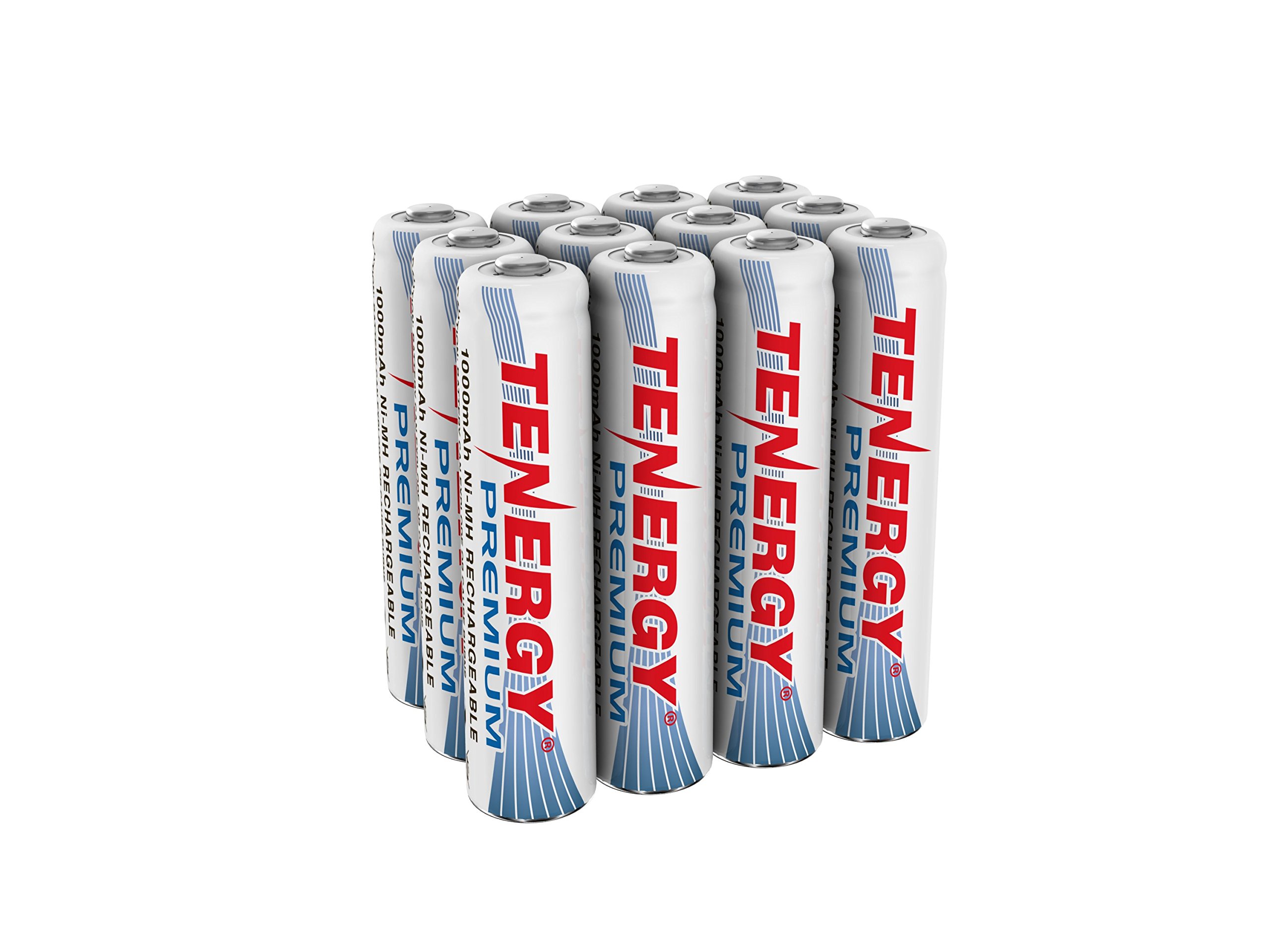 Tenergy AA Rechargeable NiCD Battery, 1.2V 1000mAh High