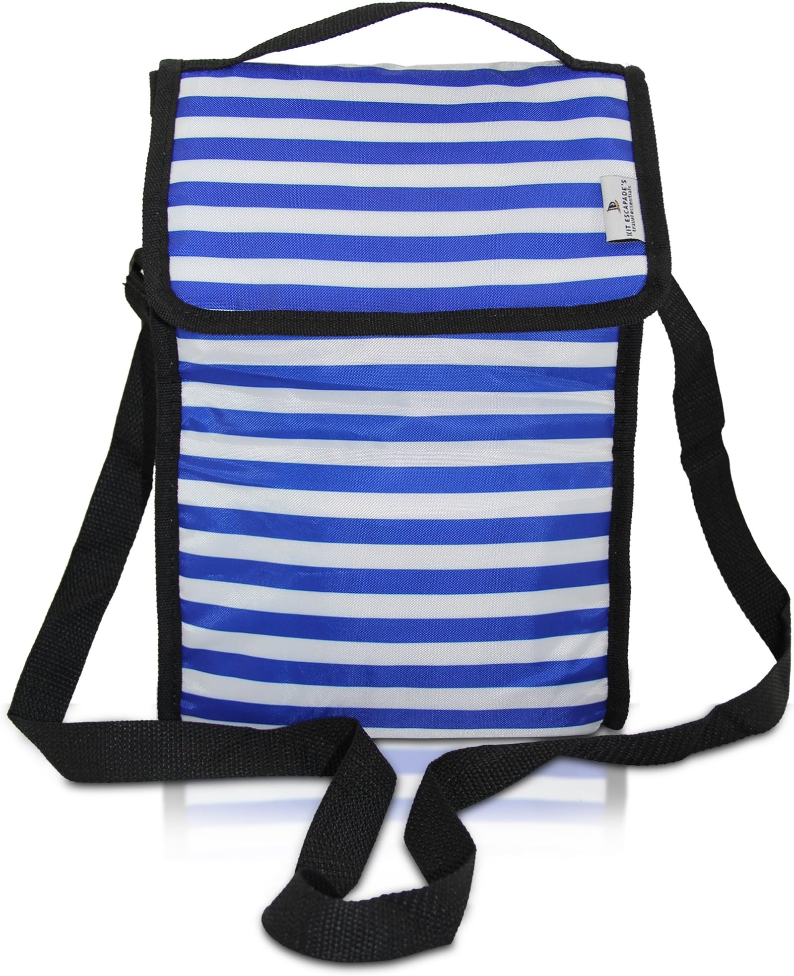 Cool Bag gel lined, freezable stylish lunch bag, fits 2 Wine Bottles or Food Containers. Wine Cooler or Lunch Cooler. Put me into freezer overnight take me out and shake to keep your contents cooler.