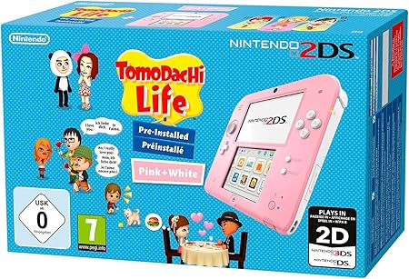 Nintendo Console 2ds Rosa Bianco Tomodachi Life Amazon Co Uk Electronics