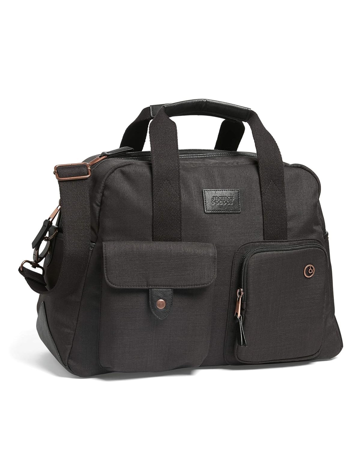 Mamas & Papas Bowling Style Baby Changing Bag with Insulated Bottle