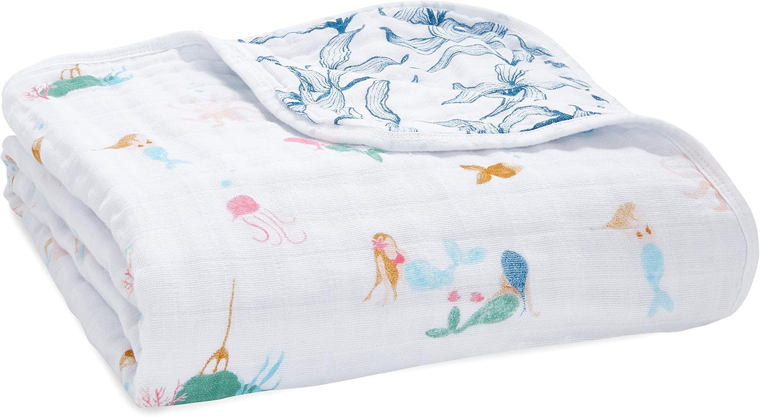 (Mermaids) aden + anais Dream Blanket, Boutique Muslin Baby Blankets