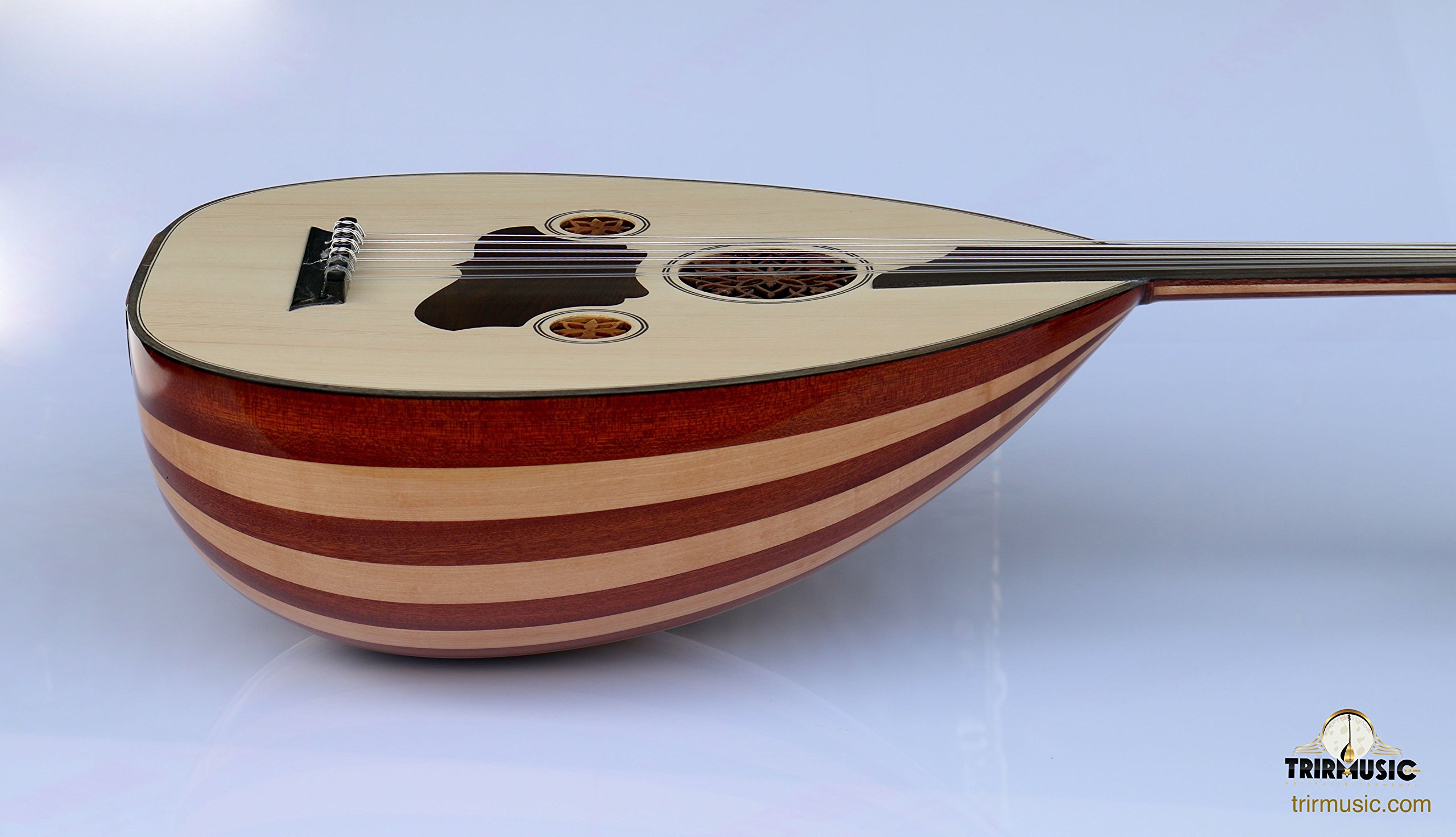 Turkish Quality Mahogany and Maple String Instrument Oud Ud AO103