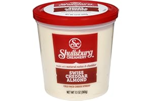 Shullsburg Creamery - Swiss Almond Cold Pack Cheese Spread - 13 oz.