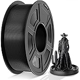 TECBEARS PLA Plus Filament 1.75mm, Neatly Wound 3D Printer Filament PLA+, Dimensional Accuracy +/- 0.02 mm, Fit Most FDM 3D Printers, 1kg Spool (2.2lbs), Black