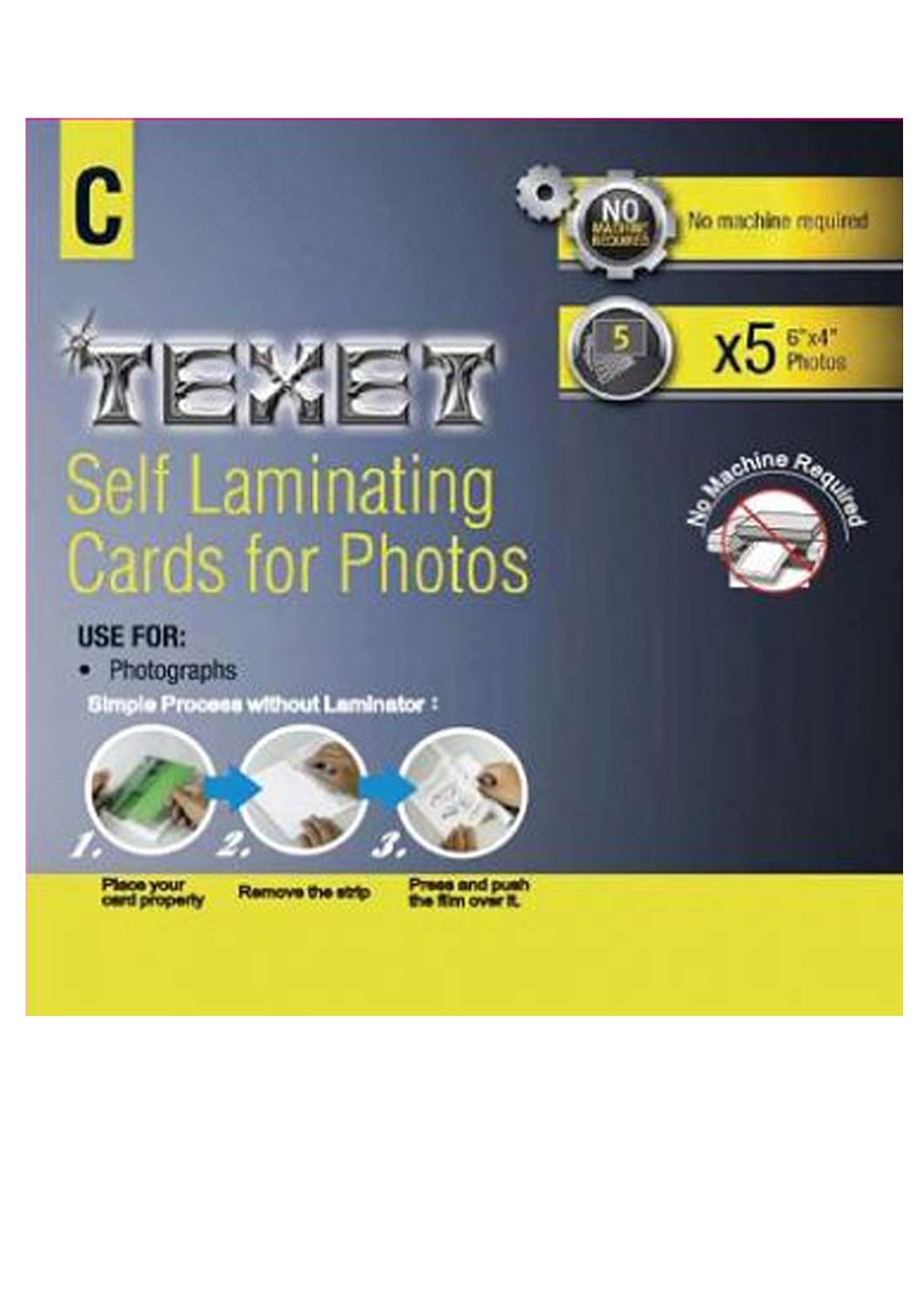 Texet Self Laminating Cards for Photos (Pack of 5) Amazon.co.uk