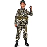 Disguise Boys Soldier Costume for Kids With Helmet and Accessories, Child Size
