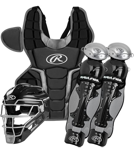 Amazon.com: Champro Helmax 2.0 Catcher's Set, Ages 6-9 : Sports