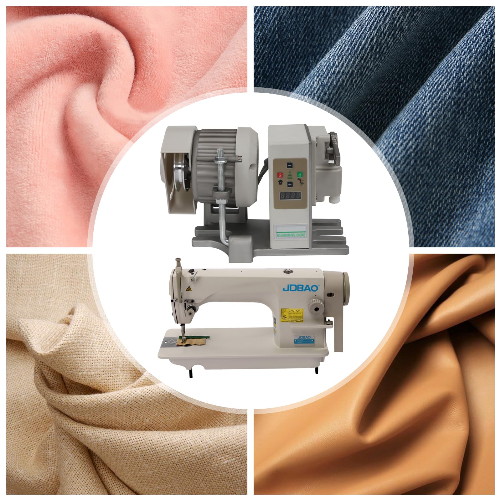thumbnail image 2 of 550W Industrial Sewing Machine With LCD Screen - Heavy Duty For Leather, Upholstery & Fabrics 2 of 11