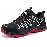 Queday Waterproof Hiking Shoes Mens Lightweight Walking Shoes Daily Hike Trekking Trail Outdoor Camping Climbing