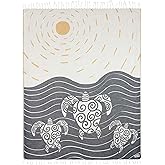 Sand Cloud Turkish Beach Towel - Sand Free - 100% Organic Turkish Cotton Yarn - Quick Dry Towel for Beach, Picnic Blanket or Throw - As Seen on Shark Tank - Sunset Swim