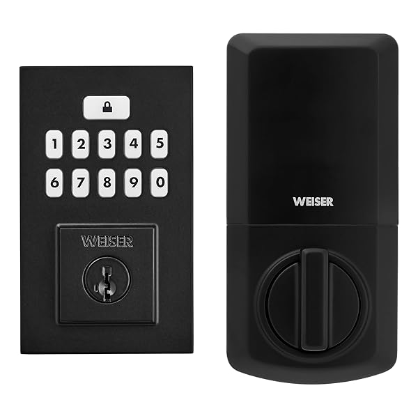SMARTCODE ELECTRONIC KEYPAD DEADBOLT – MATTE BLACK