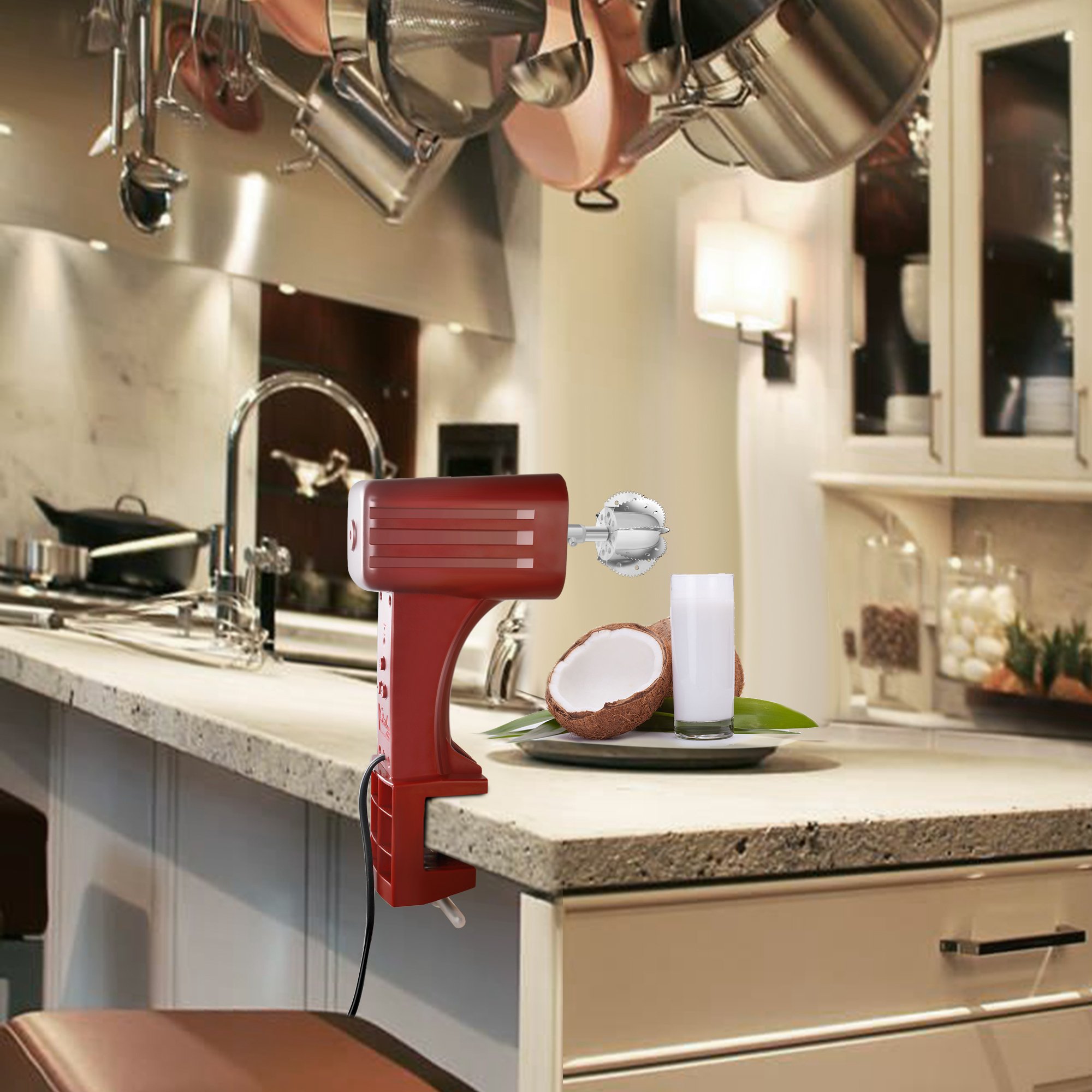 K drive Electric Coconut scraper Stainless Steel Coconut flesh Removal