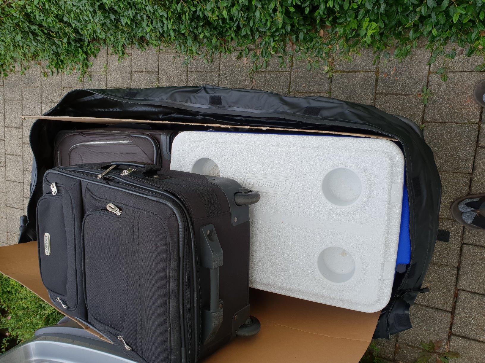 9/mo Finance Amazon Basics Rooftop Cargo Carrier Bag, Black, 15 Cubic Feet Buy Now, Pay Later