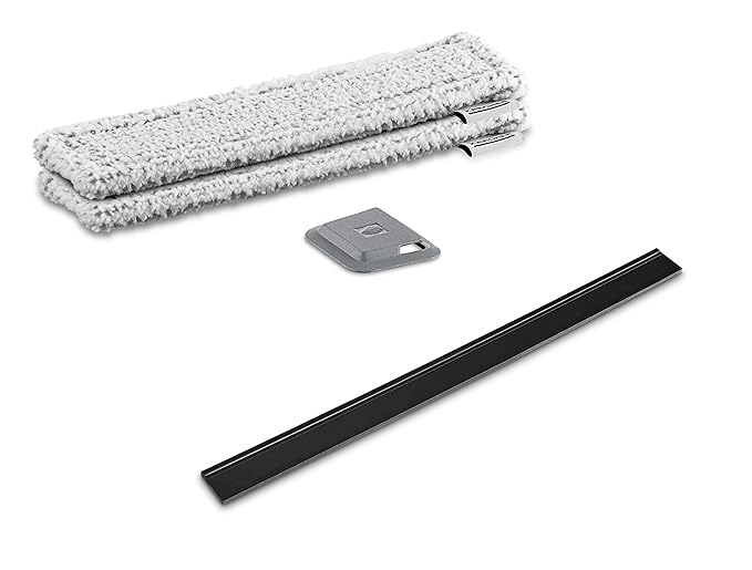 KÄRCHER Outdoor Bezüge inkl. Schmutzkratzer 2.633-131.0 für WV 2 & 5 Premium (Klett) inkl. 1 Stück Ersatzgummilippe