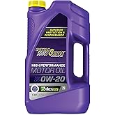 Royal Purple ROY51020 API-Licensed SAE 0W-20 High Performance Synthetic Motor Oil - 5 qt.