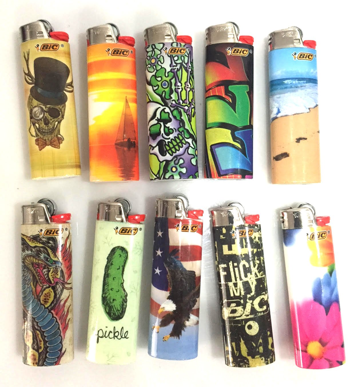 Bic Casino Gambler Gambling Lighter (5 Lighters) Health