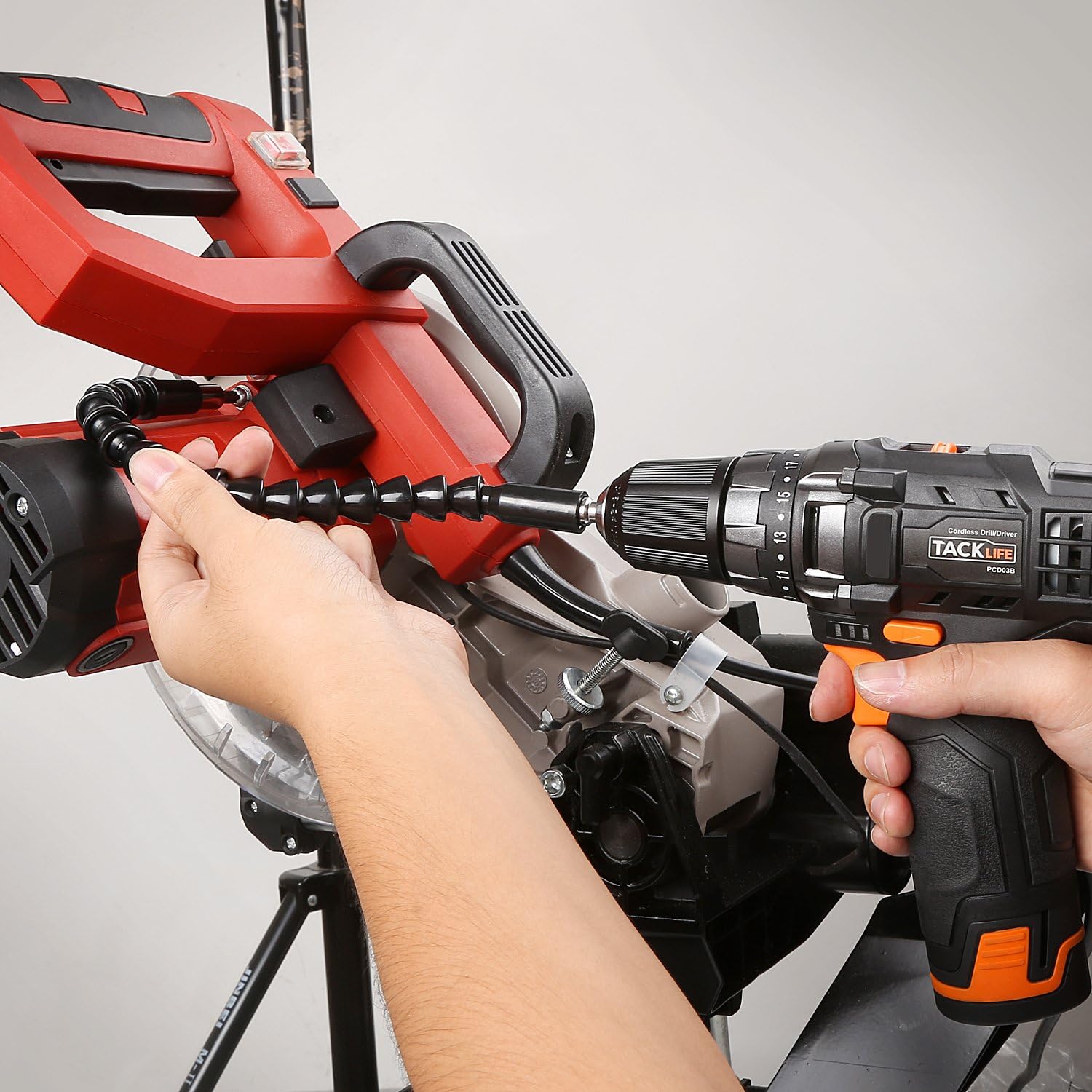 Super Saturday TACKLIFE 12V Cordless Drill Driver With 2 Batteries 3 8