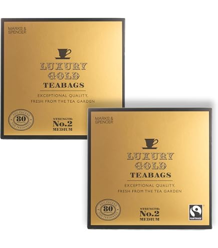 Amazon.com : Marks and Spencer UK. Luxury Gold Range Teabags 80
