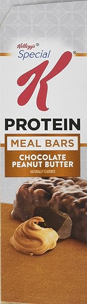 KELLOGG’S SPECIAL K PROTEIN MEAL BARS, 12G PROTEIN, MEAL REPLACEMENT, CHOCOLATE PEANUT BUTTER, 9.5OZ BOX (6 BARS)