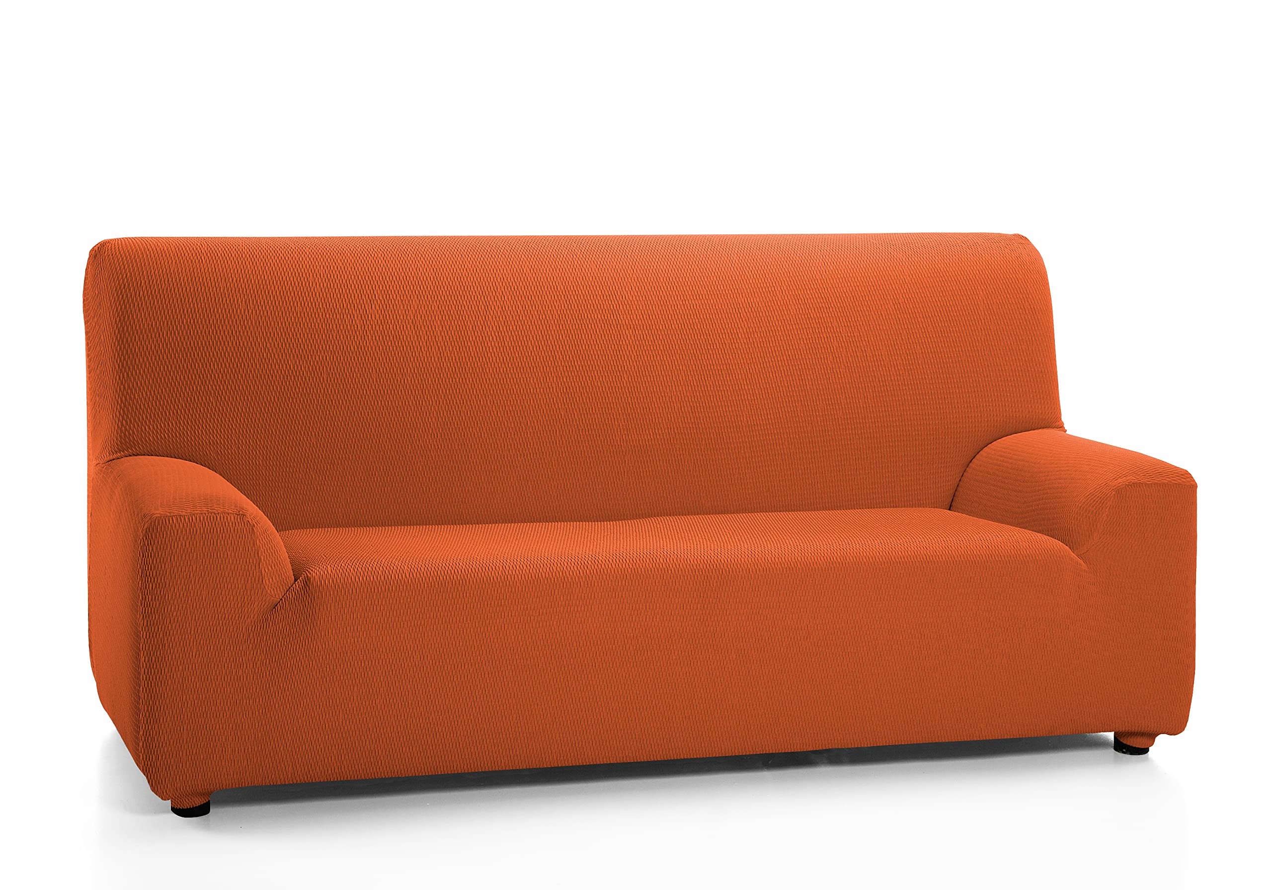 Martina Home Sofa Cover Elastic,, fabric , Orange , 2 Places of 120 to 190 cm wide