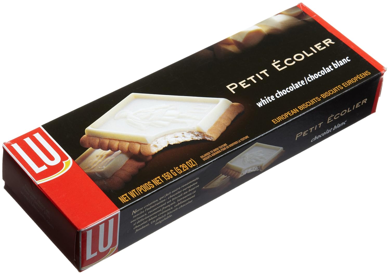 Lu Cookies Le Petit Ecolier The Little Schoolboy White Chocolate 5 29 Ounce Boxes Pack Of 6 Amazon Com Grocery Gourmet Food