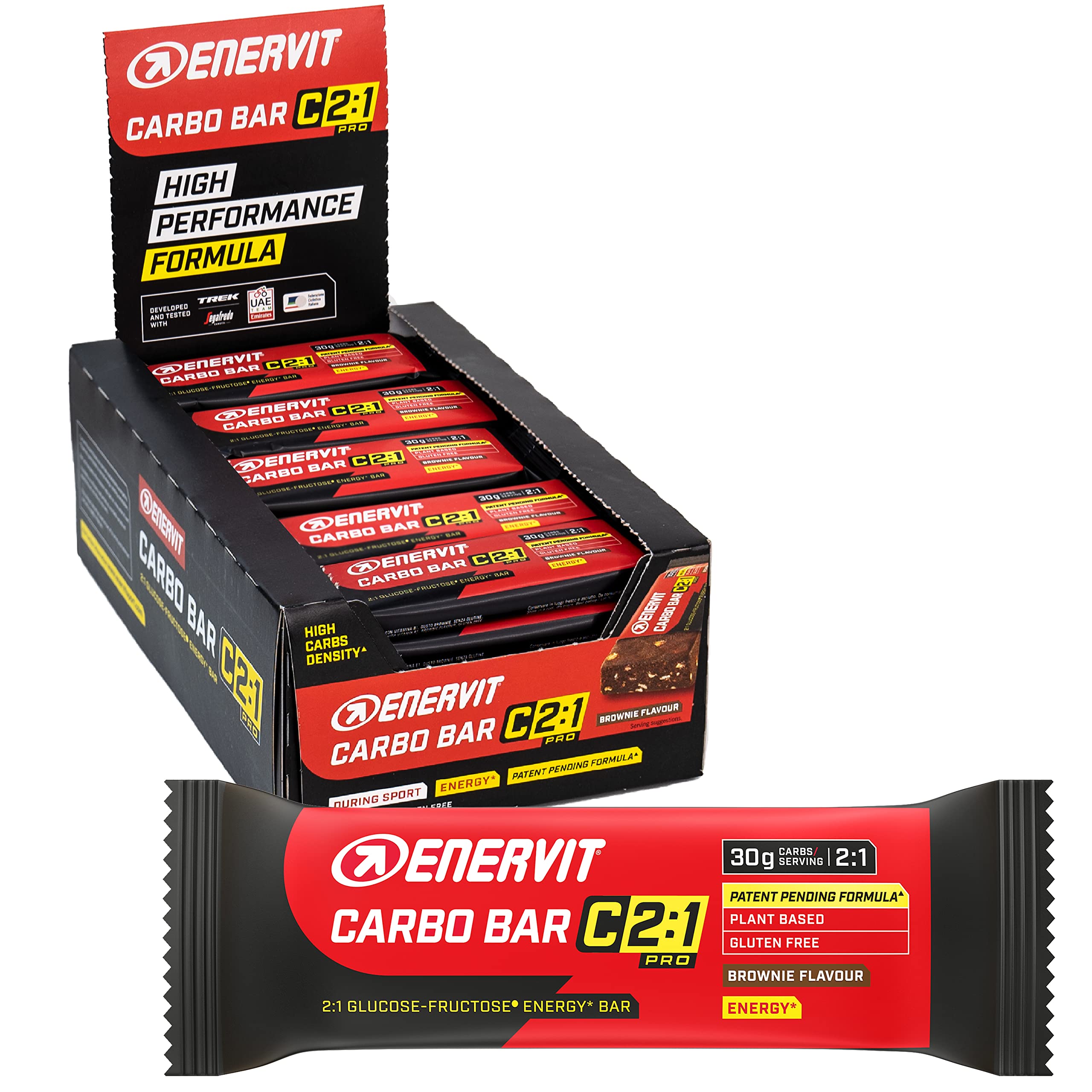 Enervit C2:1 Pro Carbo Bar (Brownie)
