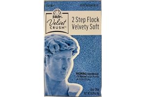 FolkArt, Bright Blue Velvet Crush 2 Step Flock Kit with Adhesive and Powder