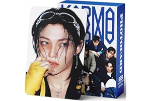 PYAJUU Stray Kids Karma Album Photocards 127PCS Karma Photo Card Set Stray Kids The 4th Album Merch Boys and Girls Card Set 55 PCS Photocard and 72 PCS Stickers Gift for Stay