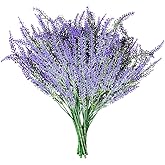 Royal Imports Artificial Lavender Purple Flowers - 12 Single Stems for Bouquet, Home Patio Decoration, Wedding Centerpiece, Wreaths, Floral Arrangements