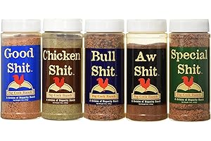 BIG COCK RANCH Special Shit - Shit Load Big 5 Sampler (Pack of 5 Seasonings with 1 each of Bull, Special, Good, Aw, Chicken