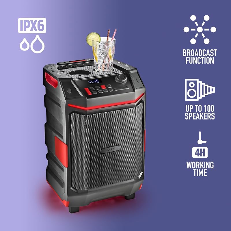 Wild Bash - Coluna portátil compatível com tecnologia Bluetooth de 300W — foto 6 de 8